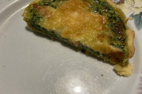 Cliquez pour zoomer ! Tarte épinards, saumon et chèvre Thermomix par sonia_113