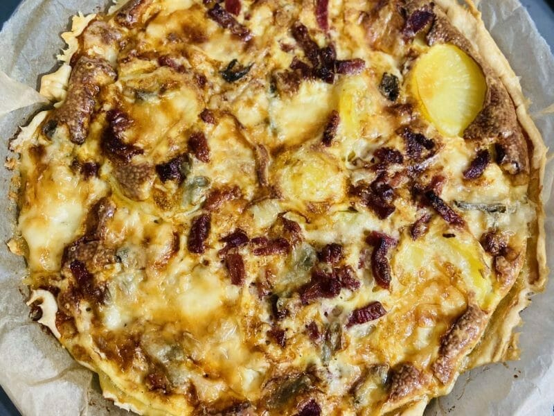 Cliquez pour zoomer ! Tarte gorgonzola et jambon de Parme Thermomix par sonia_113