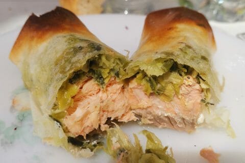 Cliquez pour zoomer ! Brick de saumon et poireaux Thermomix par valounounou