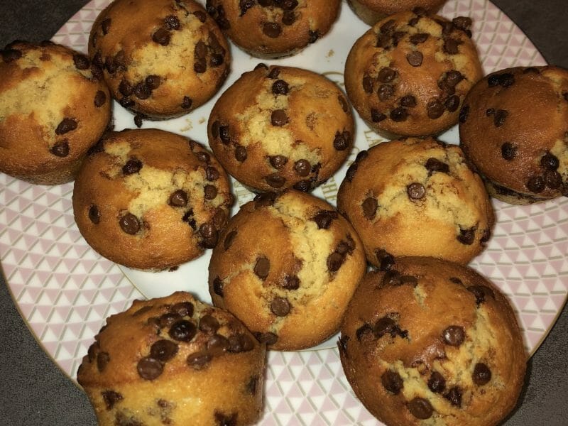 Cliquez pour zoomer ! Muffins aux pépites de chocolat Thermomix par Siham.M