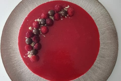 Cliquez pour zoomer ! Bavarois aux framboises Thermomix par natachoux