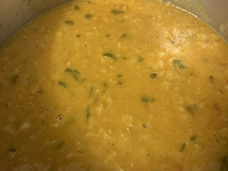 Cliquez pour zoomer ! Soupe de lentilles corail, curry et coco Thermomix par nash75