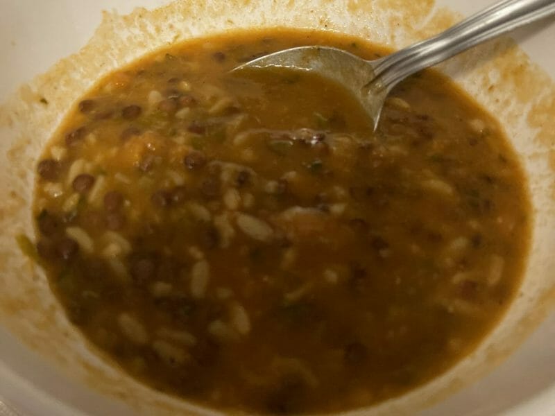Cliquez pour zoomer ! Soupe de légumes aux lentilles et au riz Thermomix par nash75