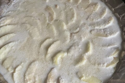 Cliquez pour zoomer ! Tarte normande aux pommes Thermomix par nash75
