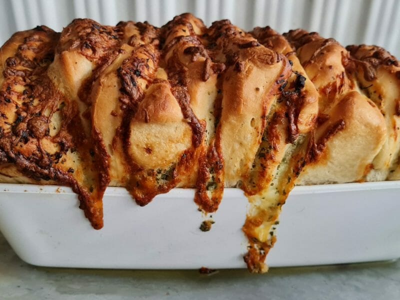 Cliquez pour zoomer ! Pain à l’ail, persil et mozzarella Thermomix par pachat