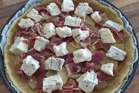 Cliquez pour zoomer ! Tarte gorgonzola et jambon de Parme Thermomix par 🦕VéroFripouille🦖