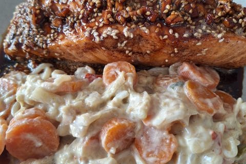 Cliquez pour zoomer ! Saumon teriyaki Thermomix par 🦕VéroFripouille🦖