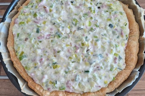 Cliquez pour zoomer ! Tarte aux poireaux Thermomix par 🦕VéroFripouille🦖