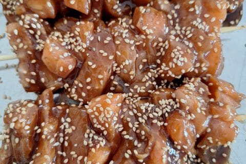 Cliquez pour zoomer ! Brochettes yakitori de saumon Thermomix par 🦕VéroFripouille🦖