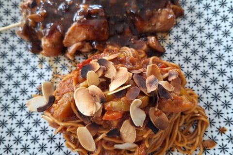 Cliquez pour zoomer ! Brochettes yakitori de saumon Thermomix par 🦕VéroFripouille🦖