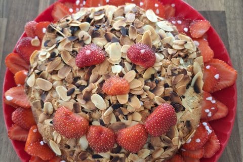 Cliquez pour zoomer ! Gâteau façon croissant aux amandes Thermomix par 🦕VéroFripouille🦖