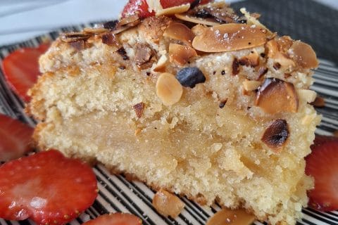 Cliquez pour zoomer ! Gâteau façon croissant aux amandes Thermomix par 🦕VéroFripouille🦖