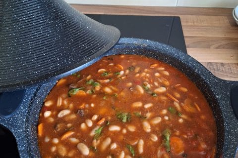 Cliquez pour zoomer ! Tajine de haricots lingots blancs Thermomix par 🦕VéroFripouille🦖