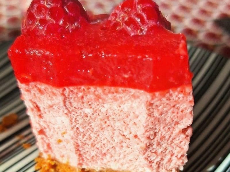 Cliquez pour zoomer ! Bavarois aux framboises Thermomix par 🦕VéroFripouille🦖