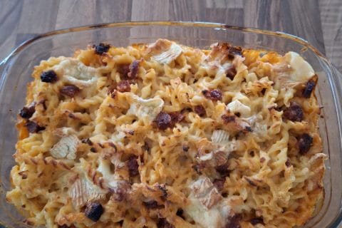 Cliquez pour zoomer ! Gratin de macaroni reblochon et chorizo Thermomix par 🦕VéroFripouille🦖