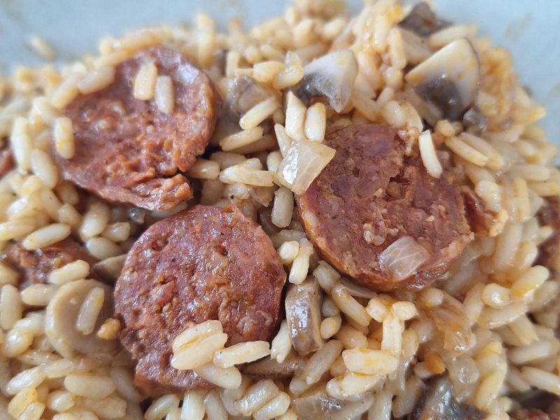 Cliquez pour zoomer ! Risotto au chorizo Thermomix par 🦕VéroFripouille🦖