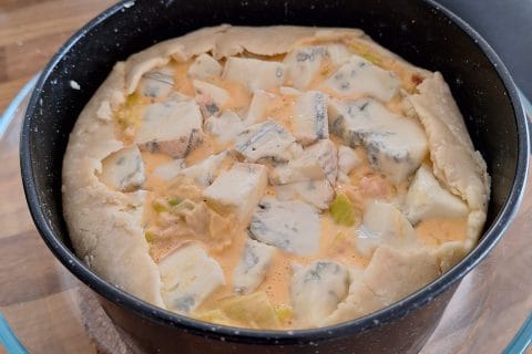 Cliquez pour zoomer ! Flamiche aux poireaux et gorgonzola Thermomix par 🦕VéroFripouille🦖