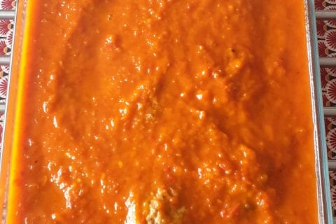 Cliquez pour zoomer ! Boulettes de viande sauce aux poivrons rouges Thermomix par 🦕VéroFripouille🦖