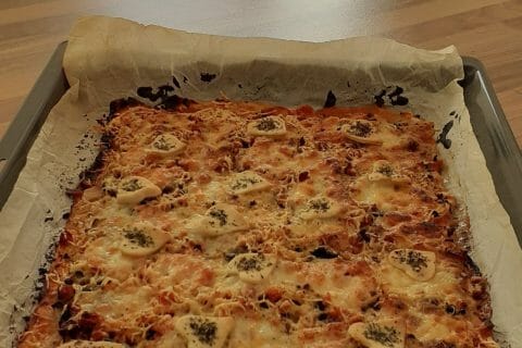 Cliquez pour zoomer ! Tarte flambée rapide au saumon fumé Thermomix par 🦕VéroFripouille🦖