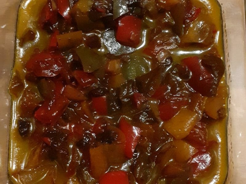 Cliquez pour zoomer ! Poivrons à l’aigre-douce Thermomix par 🦕VéroFripouille🦖