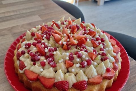 Cliquez pour zoomer ! Tarte renversée aux fruits rouges et citron vert Thermomix par 🦕VéroFripouille🦖