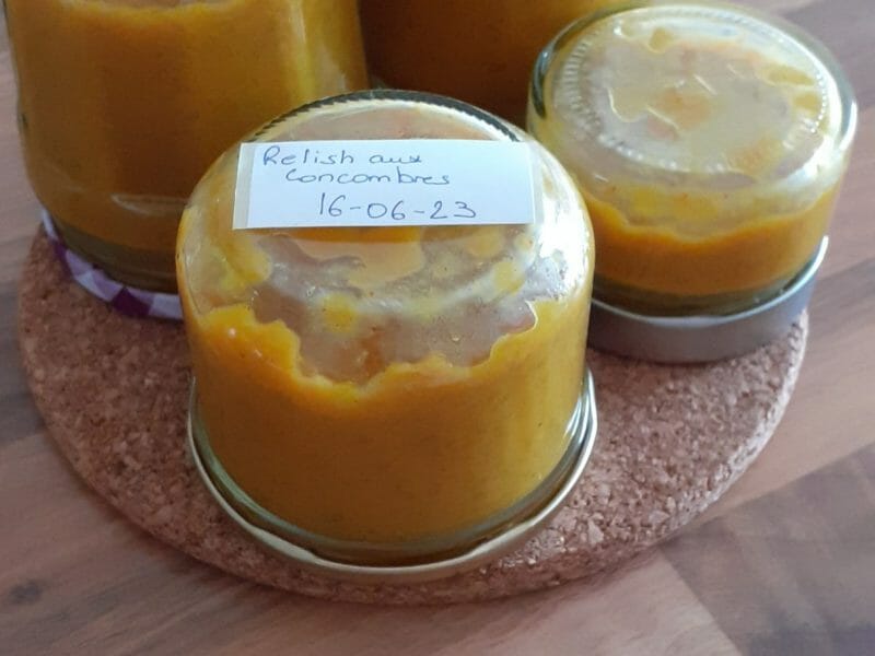 Cliquez pour zoomer ! Relish aux concombres Thermomix par 🦕VéroFripouille🦖