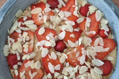 Cliquez pour zoomer ! Gâteau amandes et fruits rouges Thermomix par 🦕VéroFripouille🦖