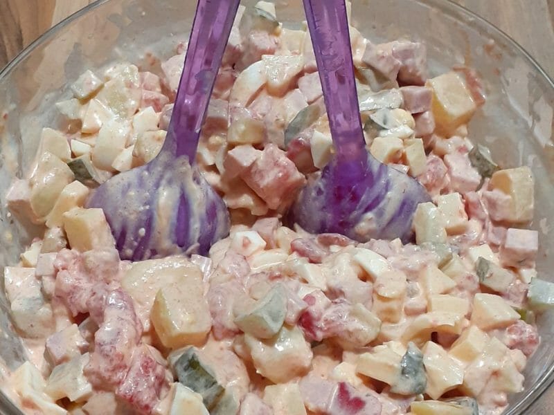 Cliquez pour zoomer ! Salade piémontaise Thermomix par 🦕VéroFripouille🦖
