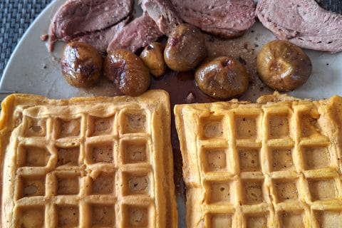 Cliquez pour zoomer ! Pancakes à la patate douce Thermomix par 🦕VéroFripouille🦖