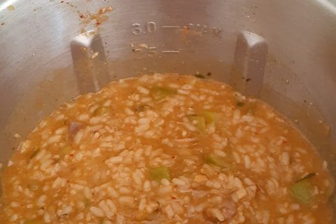 Cliquez pour zoomer ! Risotto courgettes et crevettes Thermomix par 🦕VéroFripouille🦖