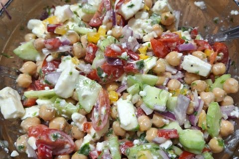 Cliquez pour zoomer ! Salade de pois chiches Thermomix par 🦕VéroFripouille🦖