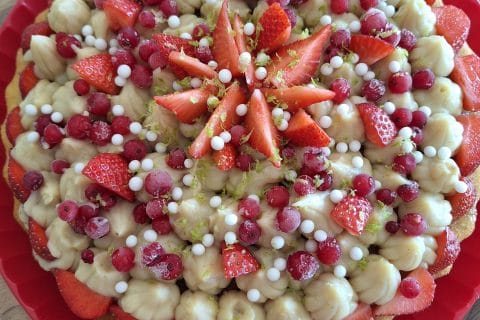 Cliquez pour zoomer ! Tarte renversée aux fruits rouges et citron vert Thermomix par 🦕VéroFripouille🦖