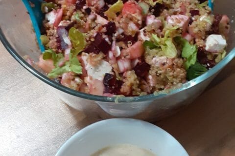 Cliquez pour zoomer ! Salade de quinoa, betterave et feta Thermomix par 🦕VéroFripouille🦖
