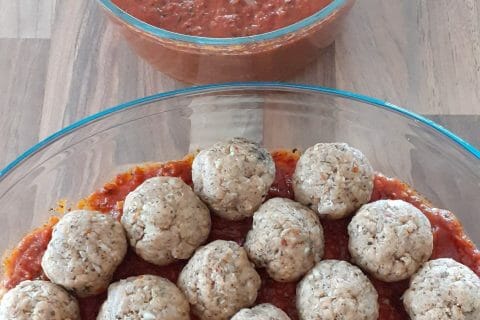 Cliquez pour zoomer ! Boulettes de dinde à l’italienne Thermomix par 🦕VéroFripouille🦖