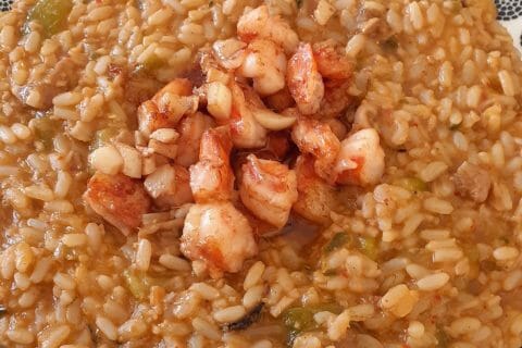 Cliquez pour zoomer ! Risotto courgettes et crevettes Thermomix par 🦕VéroFripouille🦖