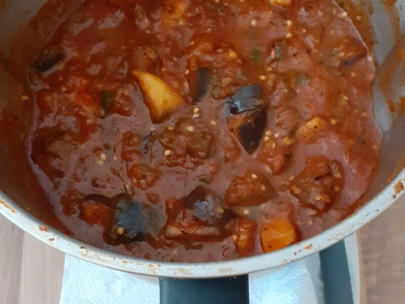 Cliquez pour zoomer ! Mijoté d’aubergines à la tomate Thermomix par 🦕VéroFripouille🦖
