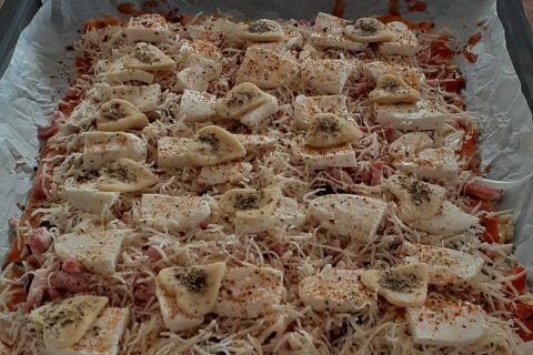 Cliquez pour zoomer ! Tarte flambée rapide au saumon fumé Thermomix par 🦕VéroFripouille🦖