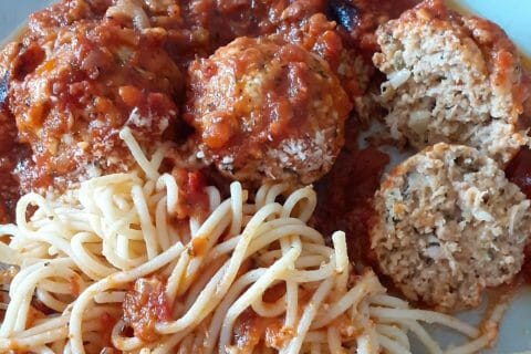 Cliquez pour zoomer ! Boulettes de dinde à l’italienne Thermomix par 🦕VéroFripouille🦖