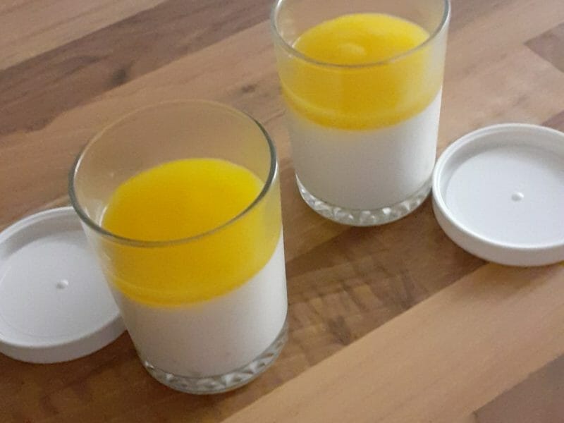 Cliquez pour zoomer ! Panna cotta coco mangue Thermomix par 🦕VéroFripouille🦖