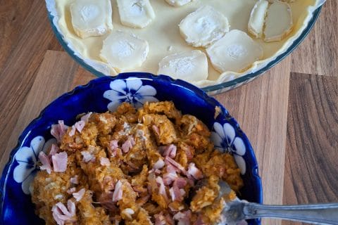 Cliquez pour zoomer ! Quiche fenouil, chèvre et chorizo Thermomix par 🦕VéroFripouille🦖