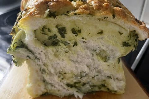 Cliquez pour zoomer ! Pain à l’ail, persil et mozzarella Thermomix par raquel_5