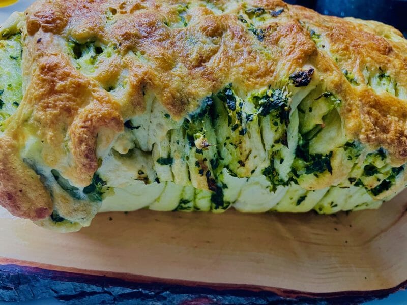 Cliquez pour zoomer ! Pain à l’ail, persil et mozzarella Thermomix par raquel_5