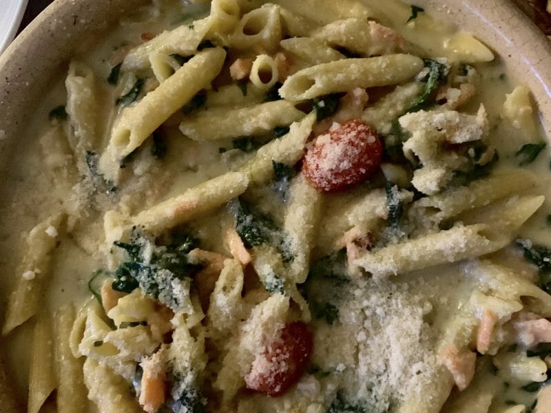 Cliquez pour zoomer ! One pot pasta – épinards et saumon fumé Thermomix par raquel_5