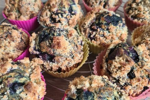 Cliquez pour zoomer ! Muffins aux myrtilles Thermomix par charlywarni