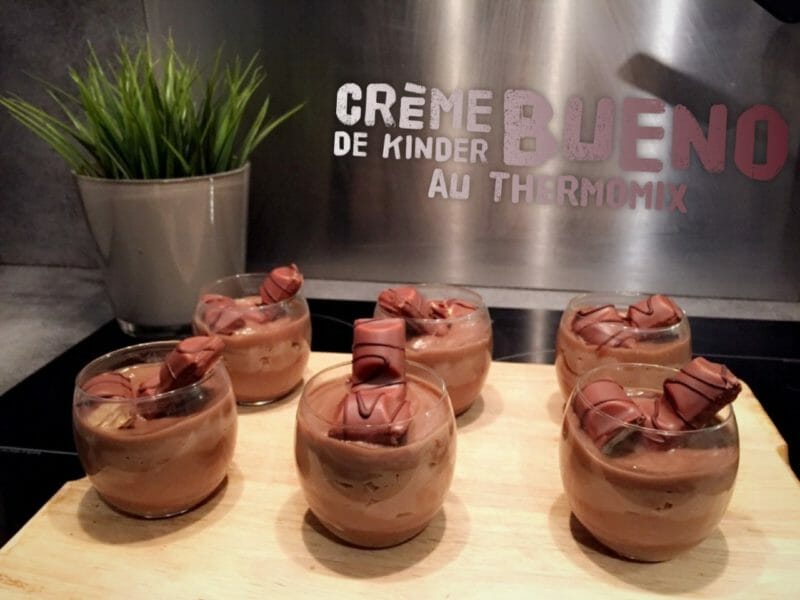 Cliquez pour zoomer ! Crème au Kinder Bueno Thermomix par Melanieflx