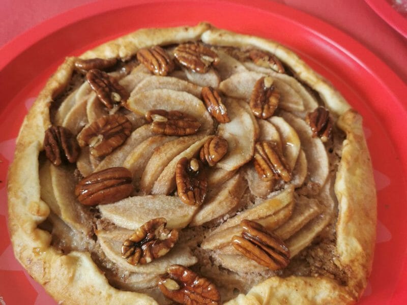 Cliquez pour zoomer ! Tarte rustique poire pécan Thermomix par sve60