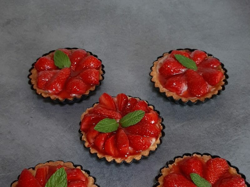 Cliquez pour zoomer ! Tarte aux fraises Thermomix par kalima40