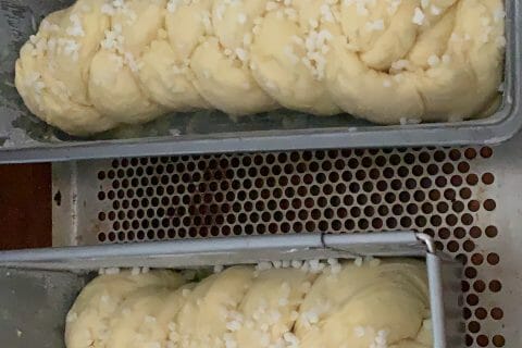 Cliquez pour zoomer ! Brioche tressée à la mie filante Thermomix par tamogen