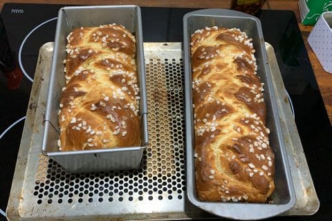 Cliquez pour zoomer ! Brioche tressée à la mie filante Thermomix par tamogen