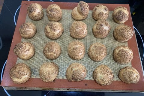 Cliquez pour zoomer ! Choux craquelin fraises chantilly Thermomix par tamogen